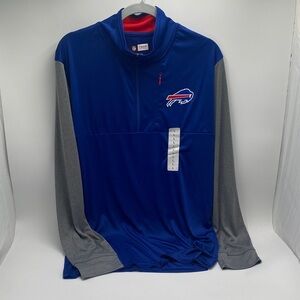 Buffalo Bills Men's Quarter Zip Large